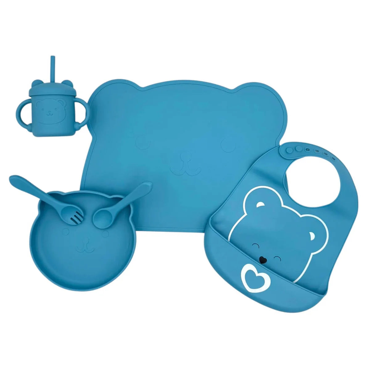 SET PAPPADA 5 PEZZI IN SILICONE