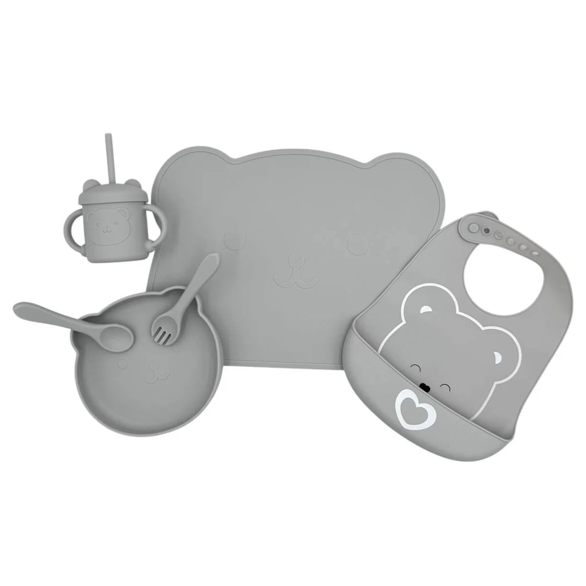 SET PAPPADA 5 PEZZI IN SILICONE