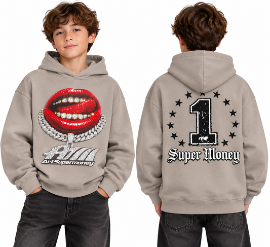ART SUPER MONEY FELPA BAMBINO