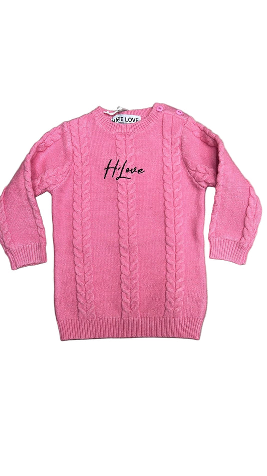 HATE LOVE VESTITO IN LANA BAMBINA