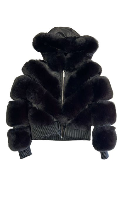 ECO PELLICCIA ODI ET AMO BAMBINA BLACK26