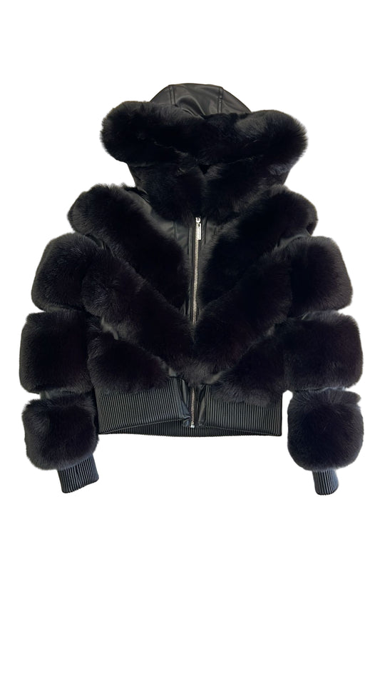 ECO PELLICCIA ODI ET AMO BAMBINA BLACK26