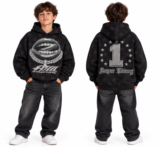 ART SUPER MONEY FELPA BAMBINO