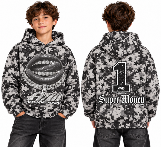ART SUPER MONEY FELPA BAMBINO