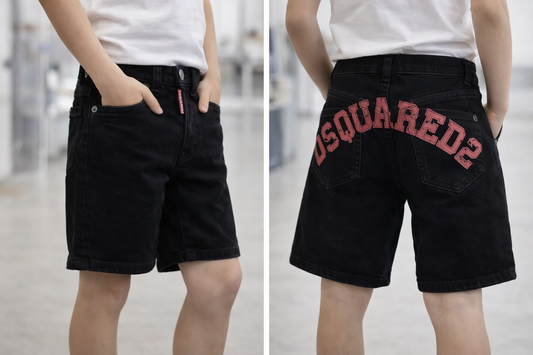 DSQUARED BERMUDA JEANS BAMBINO